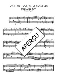 L'art de toucher le clavecin - Prélude N°4 -